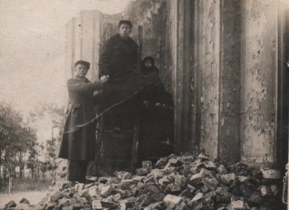 Руїни колишнього хомівського монастиря, 1939 рік