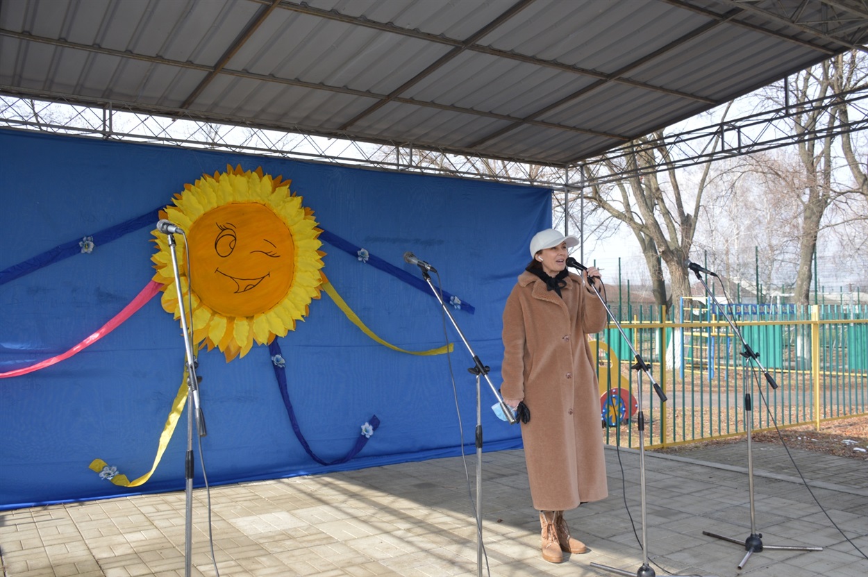 Віта Сліпець у Сватовому на Масниці у березні 2021