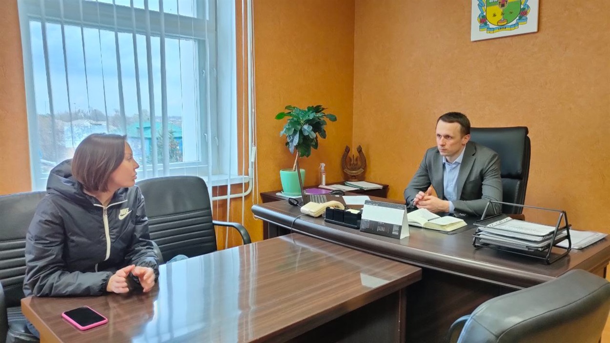Олег Клименчуков та Сватівський міський голова Віта Сліпець