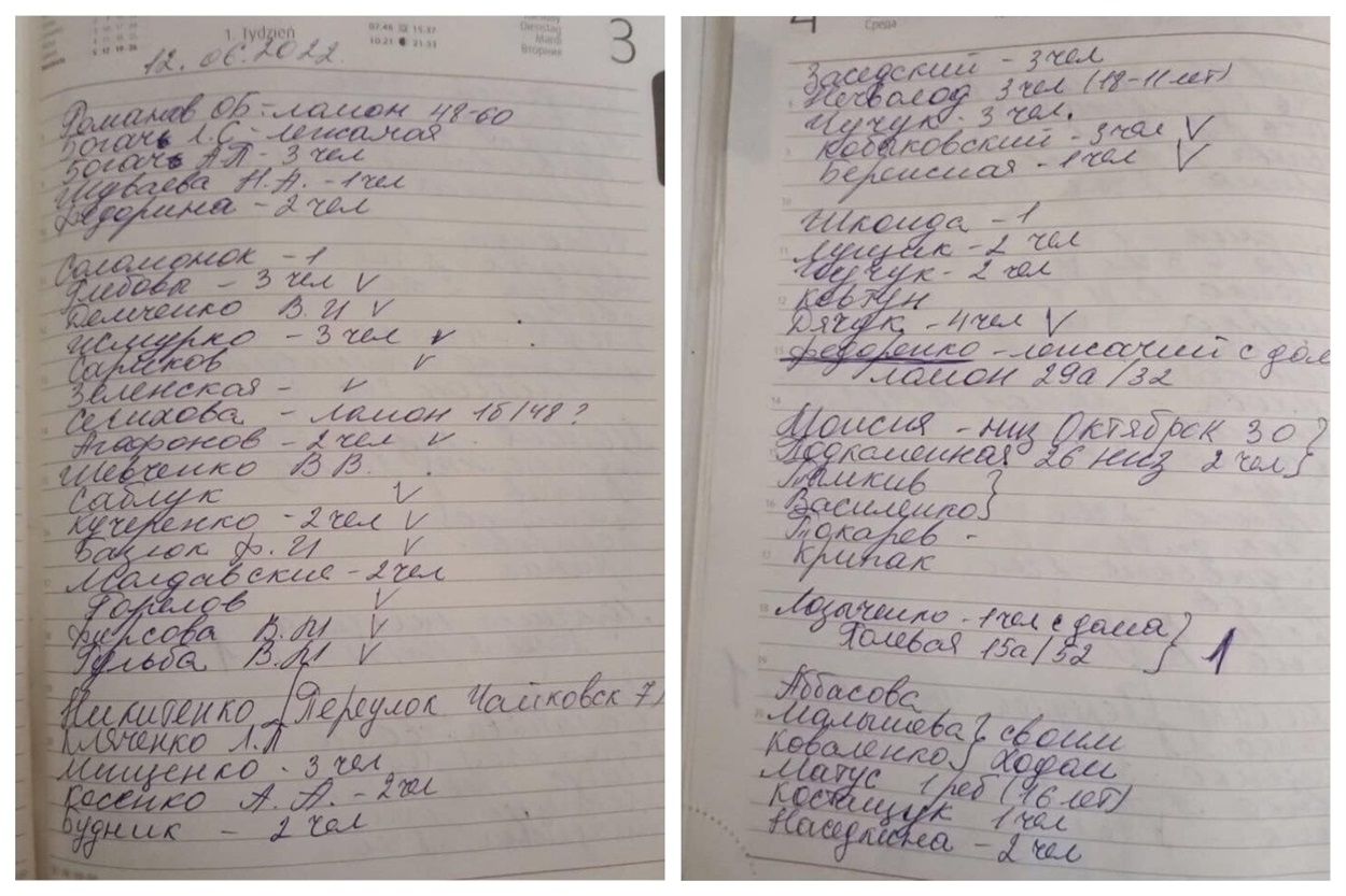 Списки евакуйованих з Привілля 12 червня