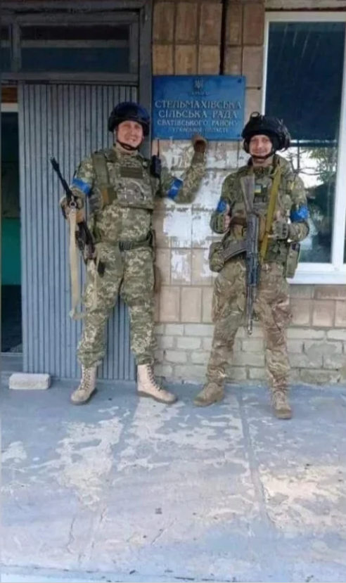 Бійці ЗСУ у Стельмахівці