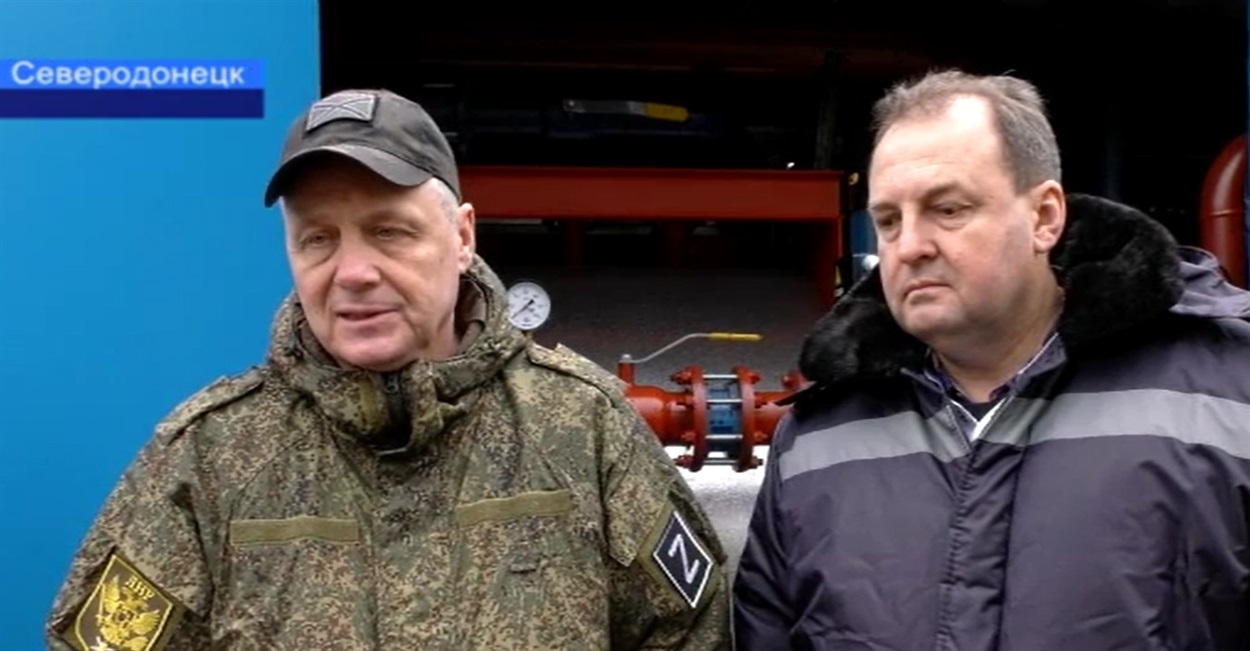 Скріншот з відео, яке показали окупанти