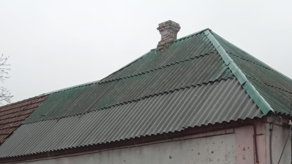 Дах будинку після ремонту